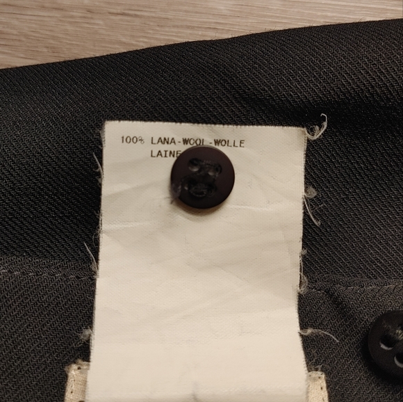 EMPORIO ARMANI Vintage 100% Wool Midi Wrap Pencil Skirt - Picture 9 of 9